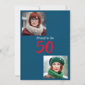 誕生祝い来食べろよ!フォト 招待状 (裏面)