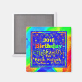 誕生祝い磁石 マグネット (正面/裏面)