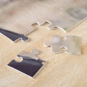 誕生祝い金ゴールドバルーンフォトコラージュ ジグソーパズル (側面)