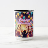 誕生祝い ツートーンマグカップ (中央)