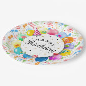 誕生祝い ペーパープレート (アングル)