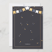 誕生祝い 招待状 (裏面)