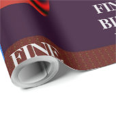 誕生素晴らしDAY_Gift_RED_GRAY_BLUE_BLACK ラッピングペーパー (ロールコーナー)