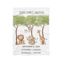 誕生統計ウッドランドジャングルサファリアニマルズベビー