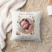 誕生統計フォトピロー – Woodland Animals クッション (ブランケット)