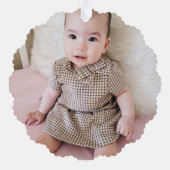 誕生統計初めてのクリスマス オーナメントカード (裏面)