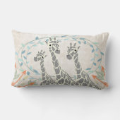 誕生統計男の赤ちゃんジャングルクリージャーキリン ランバークッション (裏面)