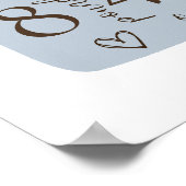 誕生統計記号、名パーソナライズされた前生まれたばかりのプリント ポスター (角)