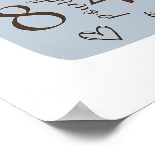 誕生統計記号、名パーソナライズされた前生まれたばかりのプリント ポスター (角)