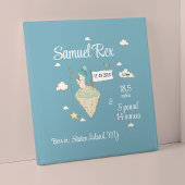 誕生統計(Little Bear) キャンバスプリント