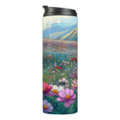 誕生花月9月アスターパーソナライズされた タンブラー (回転右)