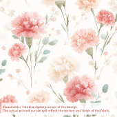 誕生花 1月 カーネーション シャワー カーテン