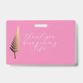 誕生記念日感謝してい バッジ (裏面)