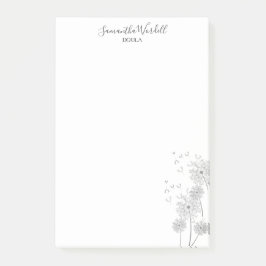 誕生豆又は助産師 ポストイット