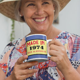 誕生1974年50歳の誕生日50歳 コーヒーマグカップ