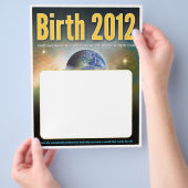 誕生2012 Flyer - 空白の （25コピー） チラシ (手)