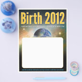 誕生2012 Flyer - 空白の （25コピー） チラシ (シングル)