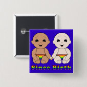 誕生8r以来 缶バッジ (正面&裏面)