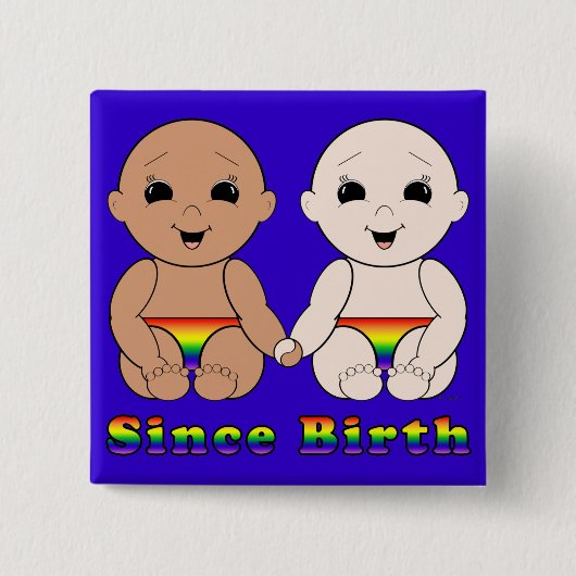 誕生8r以来 缶バッジ (正面)