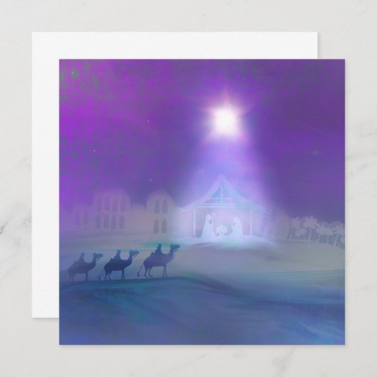 誕生・オブ・イエス招待状 招待状 (正面/裏面)