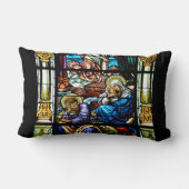 誕生・オブ・イエズス・ステンドグラス ランバークッション (裏面)