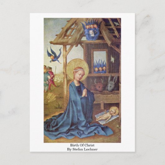 誕生・オブ・キリスト・バイ・ステファン・ロフナー ポストカード (正面)