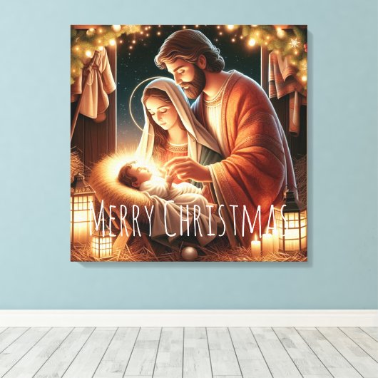 誕生 キャンバスプリント (インサイチュ (ウッドフロア))