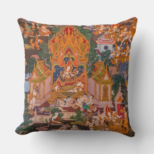 誕生 クッション (正面)