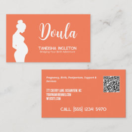 誕生&ポストパルタムドゥラカスタムQR 名刺