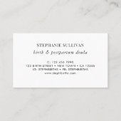 誕生&ポストパルタムドゥラ 名刺 (裏面)