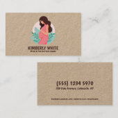 誕生&ポストパルタムドゥラ 名刺 (正面/裏面)