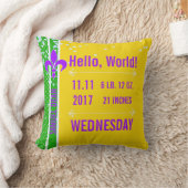 誕生Stats |の謝肉祭の（紋章の）フラ・ダ・リノラ クッション (ブランケット)