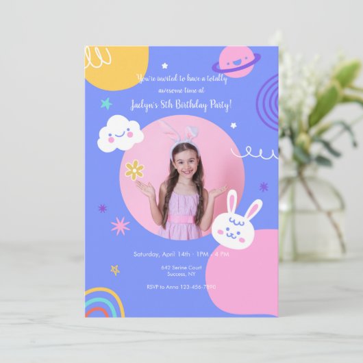 誕素晴らし生会の写真 招待状 (スタンド正面)