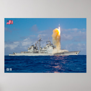 誘導ミサイル巡洋艦 – CG-70 ポスター