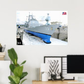 誘導ミサイル巡洋艦 – CG-73 ポスター (ホームオフィス)