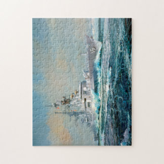 誘導ミサイル巡洋艦USS Leahy (CG 16) ジグソーパズル