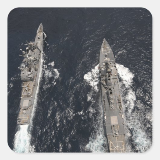 誘導ミサイル駆逐艦のUSSグリッドリー スクエアシール (正面)