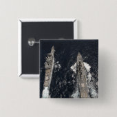 誘導ミサイル駆逐艦のUSSグリッドリー 缶バッジ (正面&裏面)