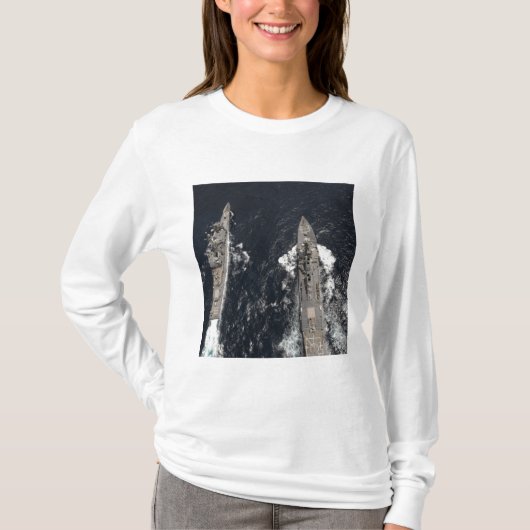 誘導ミサイル駆逐艦のUSSグリッドリー Tシャツ (正面)