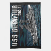 誘導ミサイル駆逐艦デカトル キッチンタオル (縦)