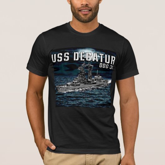 誘導ミサイル駆逐艦デカトル Tシャツ (正面)