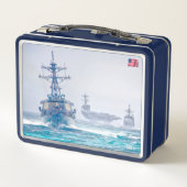 誘導ミサイル駆逐艦 – DDG メタルランチボックス (裏面)