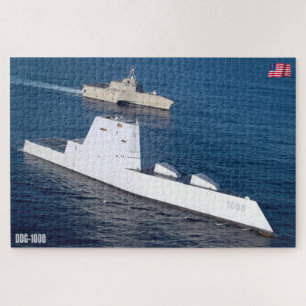 誘導ミサイル駆逐艦 – DDG-1000 (20x30インチ) ジグソーパズル