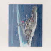 誘導ミサイル駆逐艦 – DDG-110 (16x20インチ) ジグソーパズル (縦)
