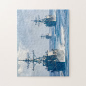 誘導ミサイル駆逐艦 – DDG-59 (11x14インチ) ジグソーパズル (縦)