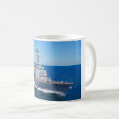 誘導ミサイル駆逐艦 – DDG-62 Mug コーヒーマグカップ (正面右)