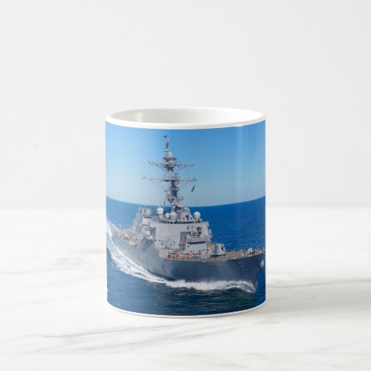 誘導ミサイル駆逐艦 – DDG-62 Mug コーヒーマグカップ (中央)