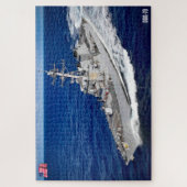 誘導ミサイル駆逐艦 – DDG-79 （20x30インチ） ジグソーパズル (縦)