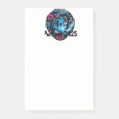 誘導光：自閉症意識のパズル ポストイット (正面)