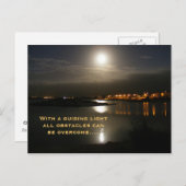 誘導灯で障害物を… ポストカード (正面/裏面)